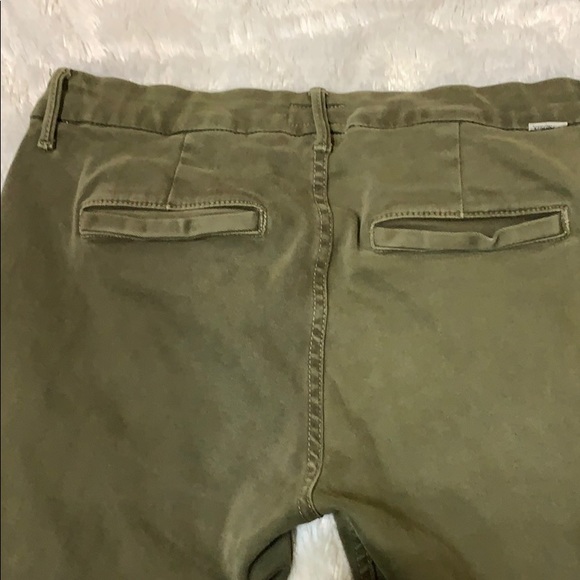 Mother moto jeans- green- zip ankles- size 28 - Picture 6 of 8